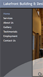 Mobile Screenshot of lakefrontbuildinganddesign.com